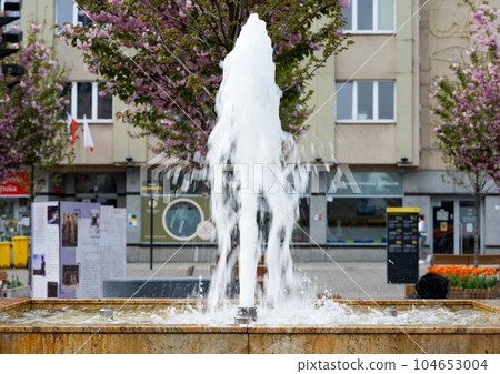 City fountain in Katowice Poland City fountain in Katowice Poland 104653004