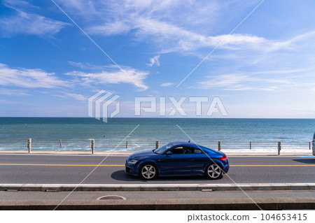 "Kanagawa Prefecture" Drive image along the sea, Shonan coast "Kanagawa Prefecture" Drive image along the sea, Shonan coast 104653415