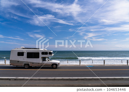 "Kanagawa Prefecture" Drive image along the sea, Shonan coast "Kanagawa Prefecture" Drive image along the sea, Shonan coast 104653446