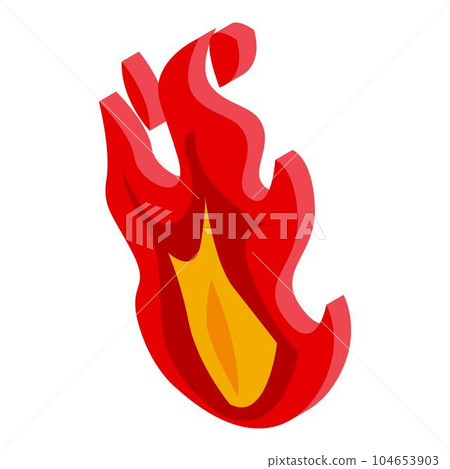 Smoking pipe fire icon. Isometric of smoking pipe fire vector icon for web design isolated on white background Smoking pipe fire icon. Isometric of smoking pipe fire vector icon for web design isolated on white background 104653903