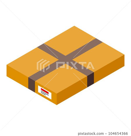 Postal box icon. Isometric of postal box vector icon for web design isolated on white background Postal box icon. Isometric of postal box vector icon for web design isolated on white background 104654366