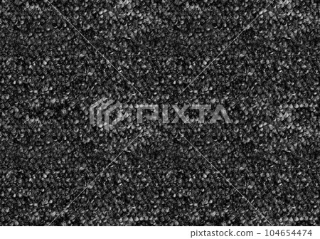 Seamless black and white carpet rug texture background from above Seamless black and white carpet rug texture background from above 104654474