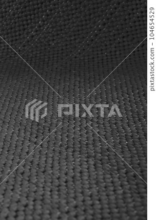 Seamless black and white carpet rug texture background from above 104654529
