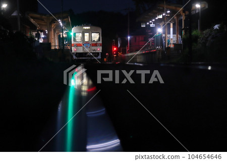關東鐵道Kiha 310型柴油車稍後從復古車站發車_2023/6/24拍攝 關東鐵道Kiha 310型柴油車稍後從復古車站發車_2023/6/24拍攝 104654646