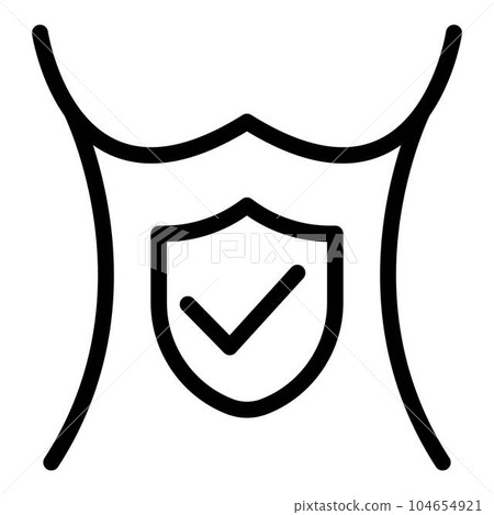 Human inside norma probiotics icon. Outline human inside norma probiotics vector icon for web design isolated on white background 104654921