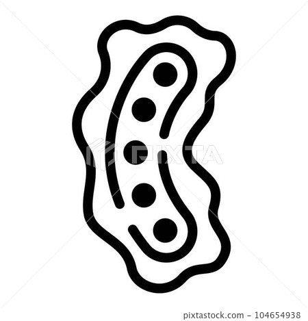 Stomach microorganism icon. Outline stomach microorganism vector icon for web design isolated on white background Stomach microorganism icon. Outline stomach microorganism vector icon for web design isolated on white background 104654938
