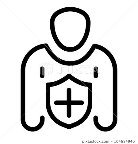 Probiotics bacteria icon. Outline probiotics bacteria vector icon for web design isolated on white background Probiotics bacteria icon. Outline probiotics bacteria vector icon for web design isolated on white background 104654940