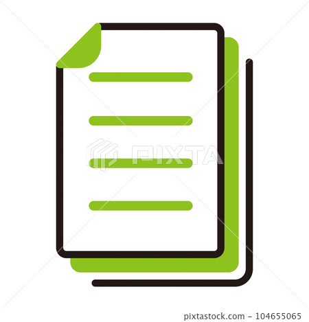 文檔/簡單文具矢量圖標 104655065