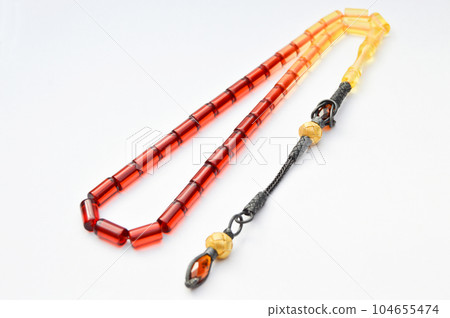 Yellow and red beads sequenced, short rosary, tespih tesbih Yellow and red beads sequenced, short rosary, tespih tesbih 104655474