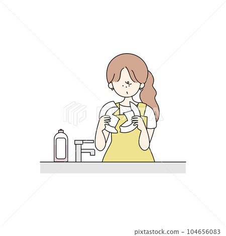 打破盤子的女孩 104656083