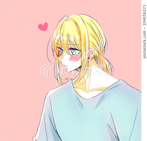 Blond man Koi Blond man Koi 104656221
