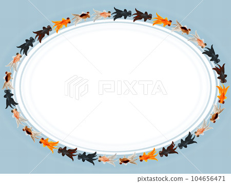 A circle transparent frame with a cute and cool pop eye design A circle transparent frame with a cute and cool pop eye design 104656471