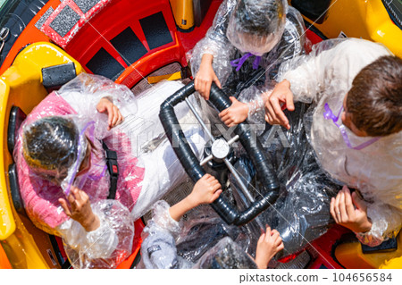 Yamanashi Prefecture Fuji-Q Highland Roller Coaster Amusement Park Morning Day Date Entertainment Sightseeing Memories 104656584