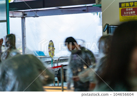 Yamanashi Prefecture Fuji-Q Highland Roller Coaster Amusement Park Morning Day Date Entertainment Sightseeing Memories 104656604