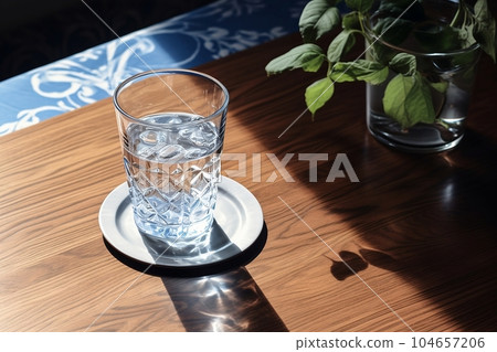 Transparent glass with water Transparent glass with water 104657206