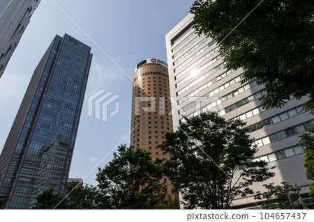大阪丸大廈和大阪第一生命大廈(2023年5月27日拍攝) 大阪丸大廈和大阪第一生命大廈(2023年5月27日拍攝) 104657437