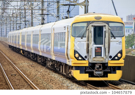 Boso Limited Express E257 Series Wakashio on the Keiyo Line Boso Limited Express E257 Series Wakashio on the Keiyo Line 104657879