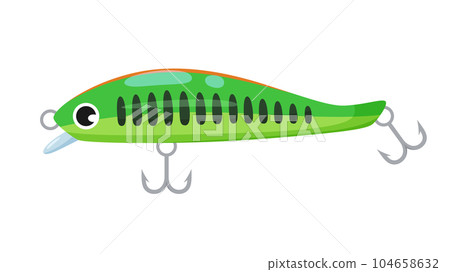 可愛的誘餌插畫_minnow 104658632