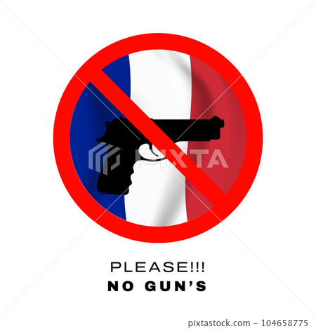Please No Gun's vector illustration 104658775