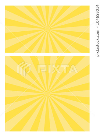 Retro rays banner vector illustration isolated on white Retro rays banner vector illustration isolated on white 104659014