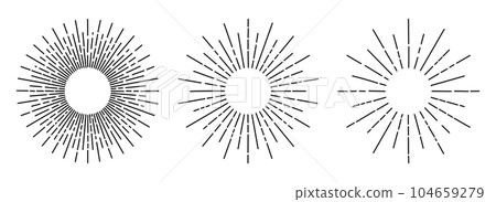 Hand drawn sun rays vector collection Hand drawn sun rays vector collection 104659279