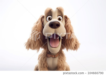 Cute dog puppy. Young spanish friend. Generate AI Cute dog puppy. Young spanish friend. Generate AI 104660790