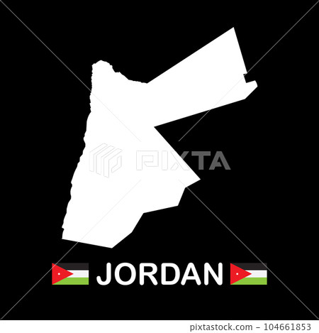 Jordan map icon Jordan map icon 104661853