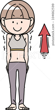 Women stretching 104662599