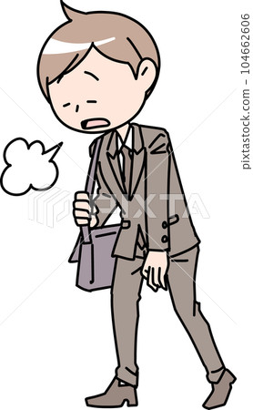 A sighiest businessman A sighiest businessman 104662606