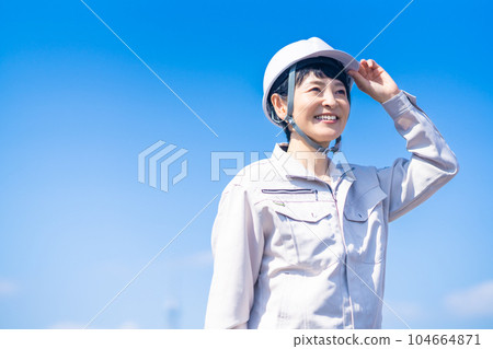 middle engineer in helmet middle engineer in helmet 104664871