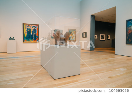 Exhibitions in LACMA, the Los Angeles County Museum of Art. usa - may 2023 104665056