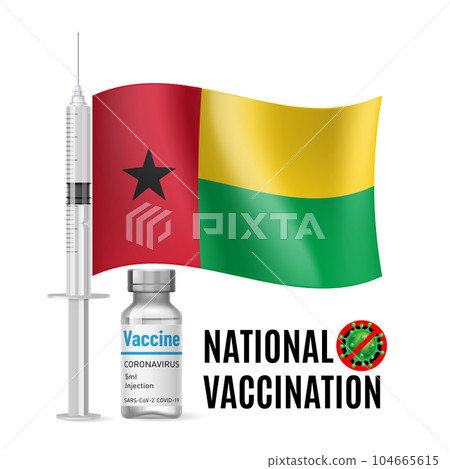 Immunization Icon of Guinea-Bissau 104665615