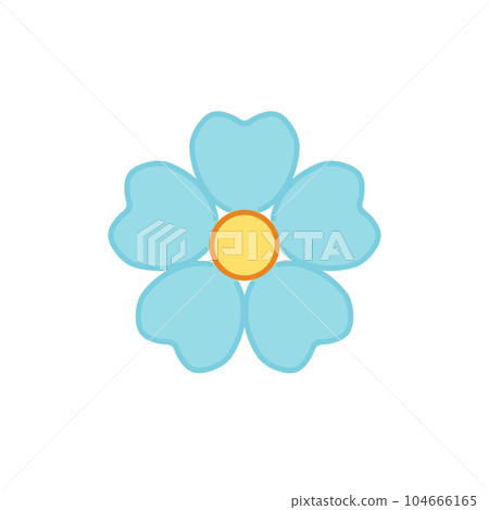 pink flower isolated on white background pink flower isolated on white background 104666165