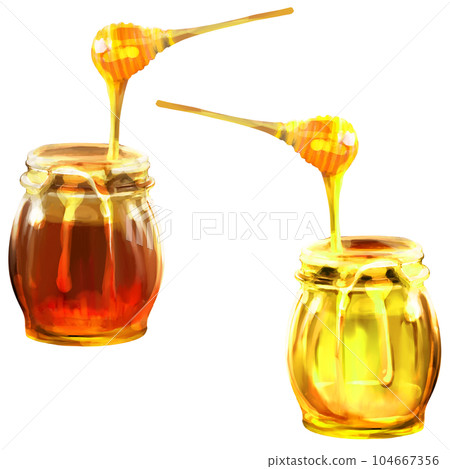 雙色蜂蜜 雙色蜂蜜 104667356