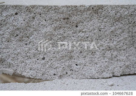 grey cement brick for construction industry 104667628