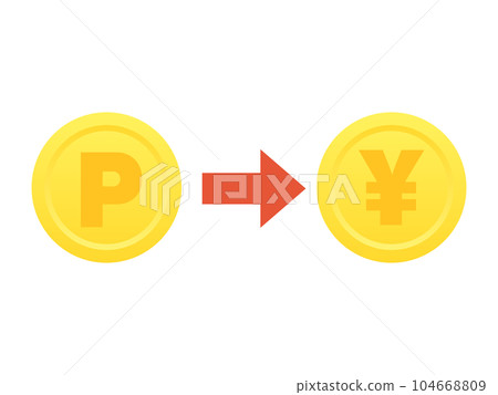 Point redemption image illustration 104668809