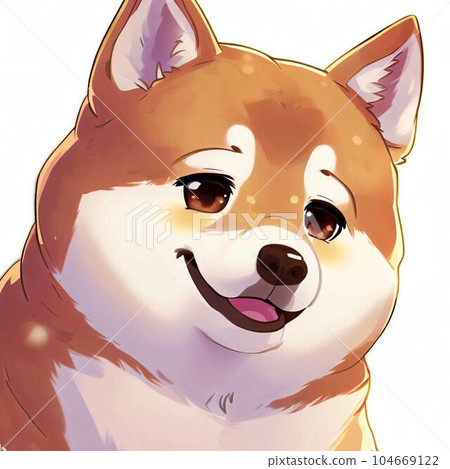 狗坐著微笑 104669122