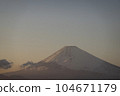 Sunset sky, Mt.Fuji and cloud scenery 104671179