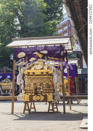 Mikoshi festival, traditional event, spring, summer festival, festival, gorgeous portable shrine Mikoshi festival, traditional event, spring, summer festival, festival, gorgeous portable shrine 104672362