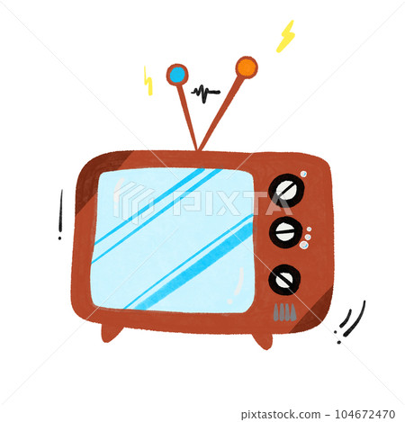 TV vintage television TV vintage television 104672470