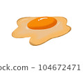 Egg fried 104672471