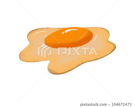 Egg fried 104672471