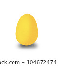 Yellow egg 104672474