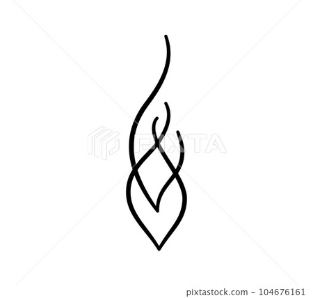 Doodle smoke icon. Water steam symbol. Hand drawn hot vapor. Line air smell symbol. Doodle fire smoke icon. Vector illustration isolated on white background Doodle smoke icon. Water steam symbol. Hand drawn hot vapor. Line air smell symbol. Doodle fire smoke icon. Vector illustration isolated on white background 104676161