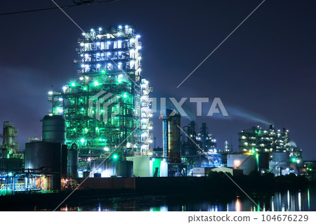 川崎荻町工廠夜景 川崎荻町工廠夜景 104676229