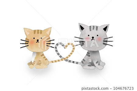 好朋友的貓的插圖 好朋友的貓的插圖 104676723