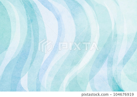 水彩般的藍綠色背景，搖擺運動 104676919