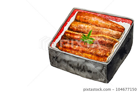 Unaju hand drawn watercolor illustration Unaju hand drawn watercolor illustration 104677150