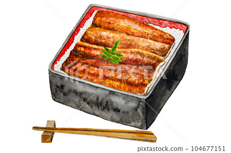 Unaju hand drawn watercolor illustration Unaju hand drawn watercolor illustration 104677151