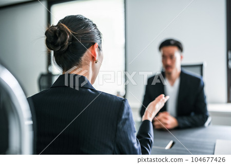 business in the conference room 104677426